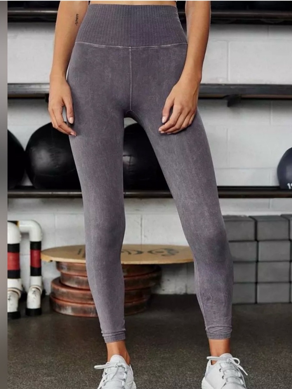 NWT FP Movement x The Class Good Karma Leggings | Washed Black |Seamless | XS/S